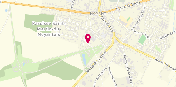 Plan de BERTIN Laetitia, 1 Allée des Charmes, 49490 Noyant-Villages
