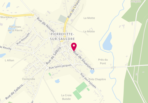 Plan de CARRON Sandra, 19 Route de Souesmes, 41300 Pierrefitte-sur-Sauldre