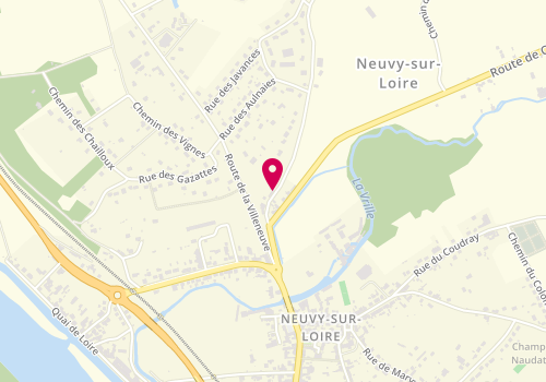 Plan de OLIVIER Thierry, 7 Route de Faverelles, 58450 Neuvy-sur-Loire