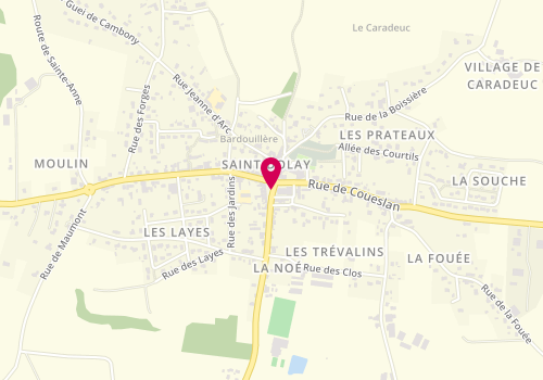 Plan de LUCAS Laurence, 7 Place de l'Église, 56130 Saint-Dolay
