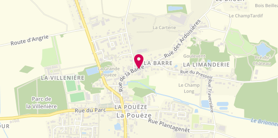 Plan de GORET LHERBETTE Martine, 28 Rue de la Barre, 49370 Erdre-en-Anjou