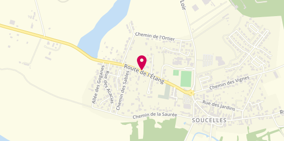 Plan de ALLOEND BESSAND Emmanuelle, 15 A Route de l'Étang, 49140 Rives-du-Loir-en-Anjou