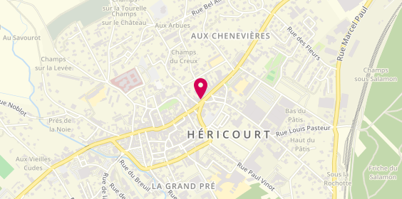 Plan de DORIN Magali, 5 Rue Leon Jouhaux, 70400 Héricourt