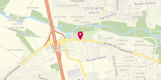 Plan de HAMEON Aurélie, 44 Route de Chambord, 41350 Vineuil