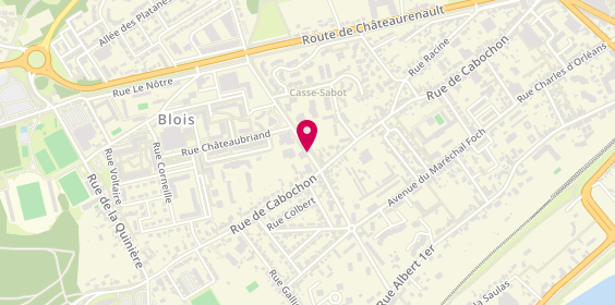 Plan de BELLANGER Sultan, 35 Avenue du Marechal Juin, 41000 Blois