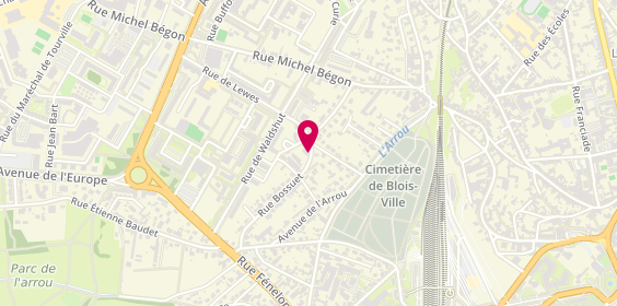 Plan de VILLAIN Corinne, 46 Rue Bossuet, 41000 Blois