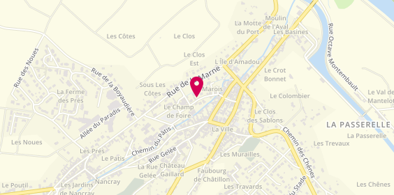 Plan de BORNAT Adeline, 24 Rue du Glacis, 45360 Châtillon-sur-Loire