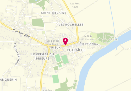 Plan de DAVY Brigitte, 10 Bis Rue des Trinitaires, 56350 Rieux