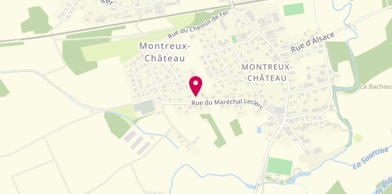 Plan de GENEVOIS Frédérique, 18 Bis Rue du Marechal Leclerc, 90130 Montreux-Château