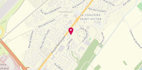 Plan de DELVAQUE-LEGRAS Sylvie, 27 Rue Topaze, 41260 La Chaussée-Saint-Victor