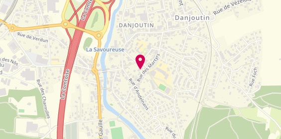 Plan de LEMOINE Laurent, 3 Rue des Martyrs, 90400 Danjoutin
