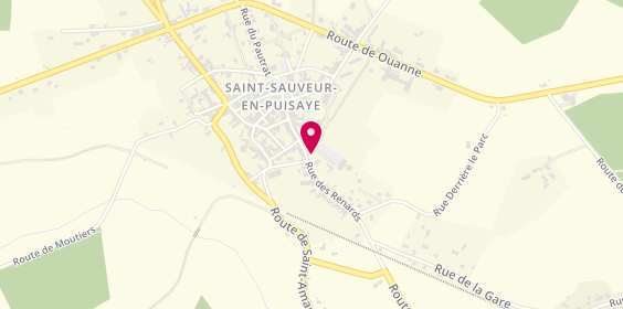 Plan de AUBRY-MERCIER Frédérique, Place du Chateau, 89520 Saint-Sauveur-en-Puisaye