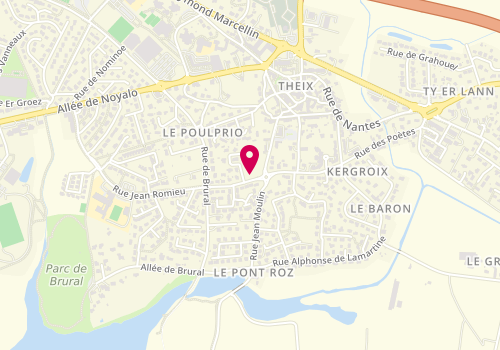 Plan de CLOUET Cécilia, 8 Rue de Prad parc, 56450 Theix-Noyalo