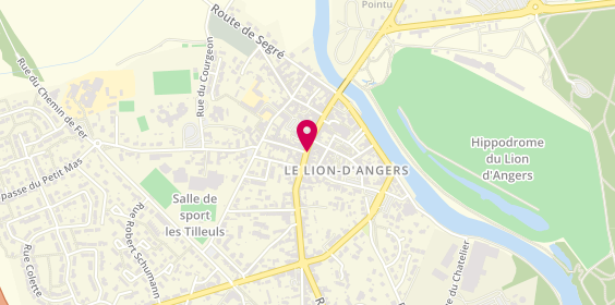 Plan de BOUDOUX Laura, 39 Rue du Général Leclerc, 49220 Le Lion-d'Angers