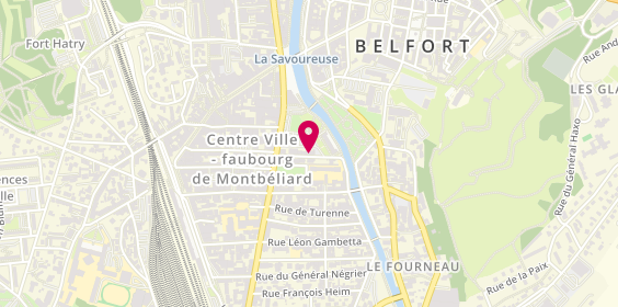 Plan de LALLEMENT Julien, 7 Rue du Cardinal Jules Mazarin, 90000 Belfort