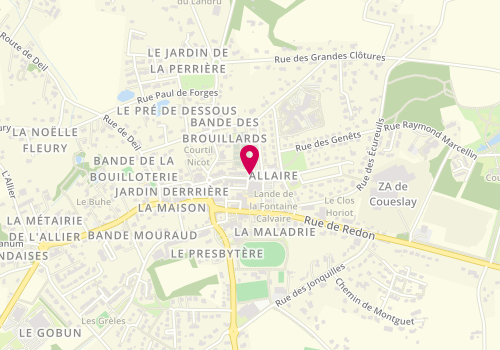Plan de FOURNEL Sandra, 18 Rue de la Liberation, 56350 Allaire