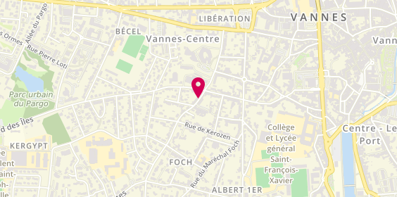 Plan de JALLU Marie, 5 Rue de Bernus, 56000 Vannes