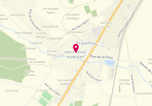 Plan de HENRY Nadine, 8 Rue de Verdun - Vaux Sous Aubigny, 52190 Montsaugeon