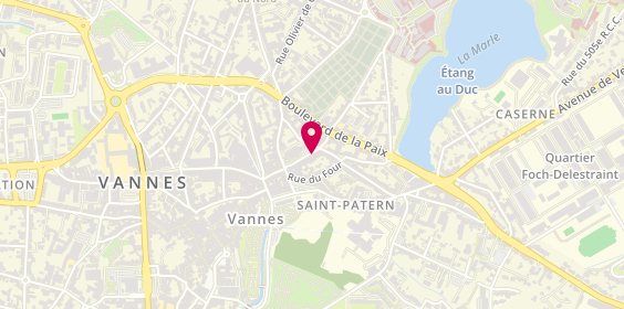 Plan de LE GARFF Clément, 24 Rue Saint Patern, 56000 Vannes