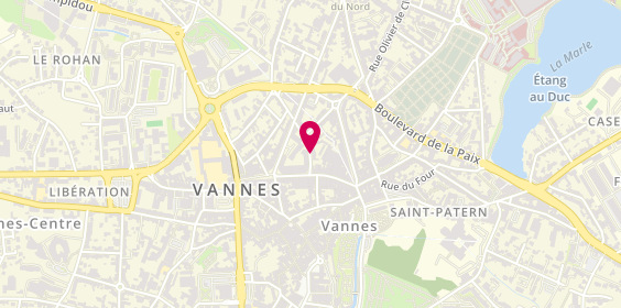 Plan de LE SANN Fanch, 4 Rue de la Coutume, 56000 Vannes