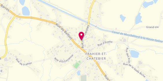 Plan de CHIARANDINI Emilia, 1 Bis Rue des Creuses, 70400 Frahier-et-Chatebier