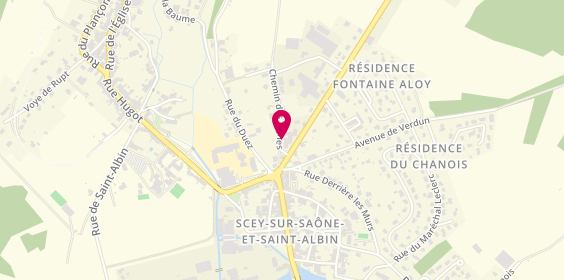 Plan de HUBLEUR Alexandre, 2 Chemin des Vignes, 70360 Scey-sur-Saône-et-Saint-Albin