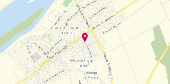Plan de ROUMIER Claudie, 4 Rue de l'Étang, 41500 Muides-sur-Loire