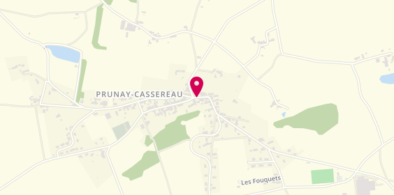Plan de POINTAL Charlène, 6 Place de l'Eglise, 41310 Prunay-Cassereau