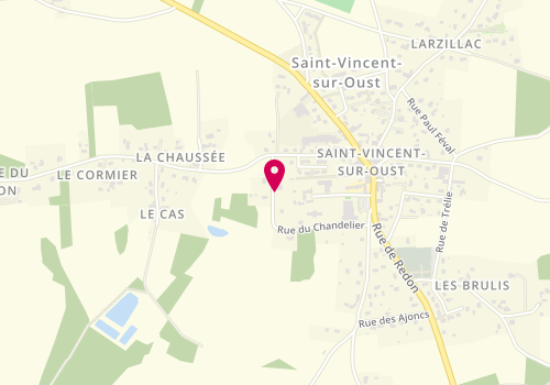 Plan de MALICHECQ Vanessa, 5 Rue de l'Abbé Monneraye, 56350 Saint-Vincent-sur-Oust