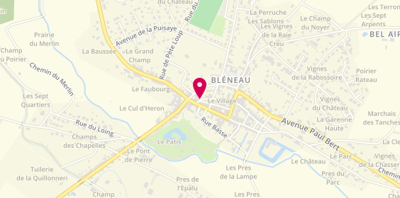 Plan de CHAMPION Adeline, 12 Rue de Dreux, 89220 Bléneau