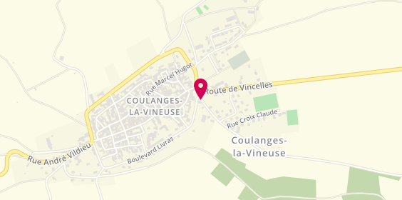 Plan de ANTUNES Sandrine, 2 Route de Val de Mercy, 89580 Coulanges-la-Vineuse