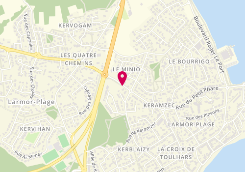 Plan de LE ROUZIC Christine, 3 Rue du Minio, 56260 Larmor-Plage