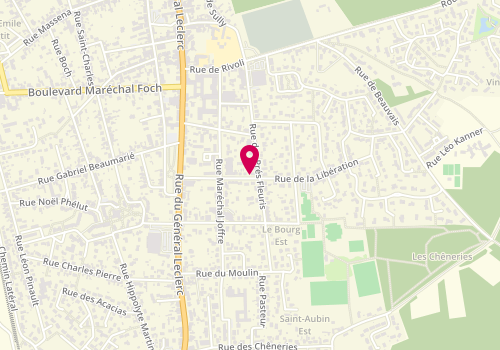 Plan de HABERT Isabelle, 223 Rue de la Liberation, 45240 La Ferté-Saint-Aubin