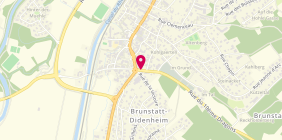 Plan de APTEL Faty, 1 A Rue du 19eme Dragon, 68350 Brunstatt-Didenheim