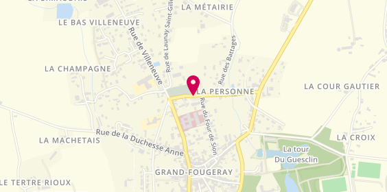Plan de BOUCAULT Sandrine, 10 Rue de la Personne, 35390 Grand-Fougeray