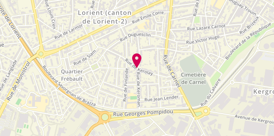 Plan de STEPHANT Nicolas, 37 Rue de Kerolay, 56100 Lorient