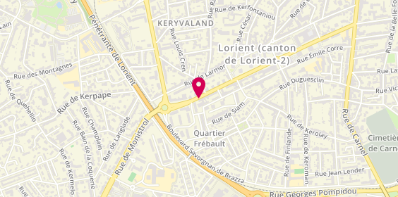 Plan de PADELLEC Lydie, 112 Avenue du General de Gaulle, 56100 Lorient