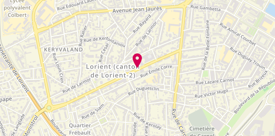 Plan de PAOLUCCI Emmanuelle, 29 Avenue General de Gaulle, 56100 Lorient