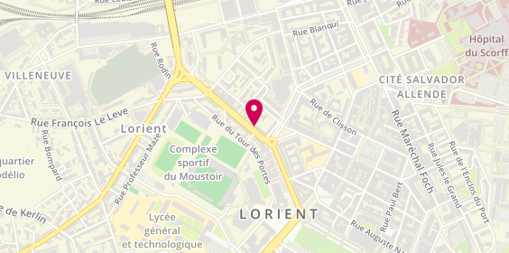 Plan de LE BOULZEC Elisabelle, 3 Boulevard Emmanuel Svob, 56100 Lorient