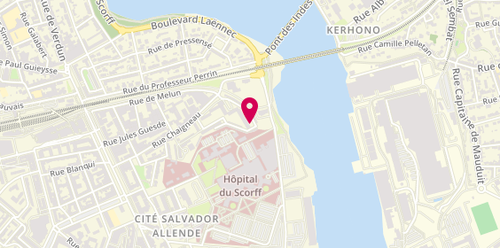 Plan de LE CALLET Anne, 25 Rue Henri Sellier, 56100 Lorient
