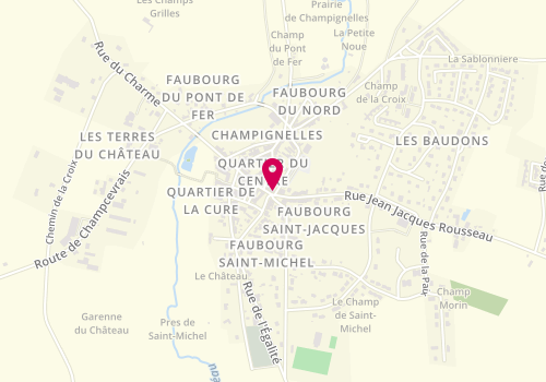 Plan de LAMBRECHT Aurélie, 30 Rue Pesant et Bombert, 89350 Champignelles