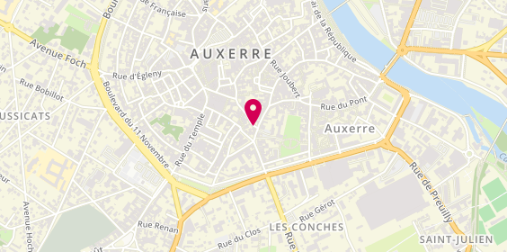 Plan de BIOJON Christine, 37 Rue Paul Bert, 89000 Auxerre