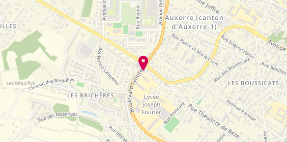 Plan de DE PINHO Ludivine, 48 Boulevard Lyautey, 89000 Auxerre