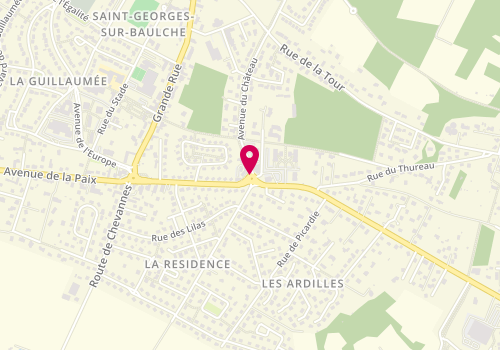 Plan de FAVROT Elise, 28 Avenue du Chateau, 89000 Saint-Georges-sur-Baulche