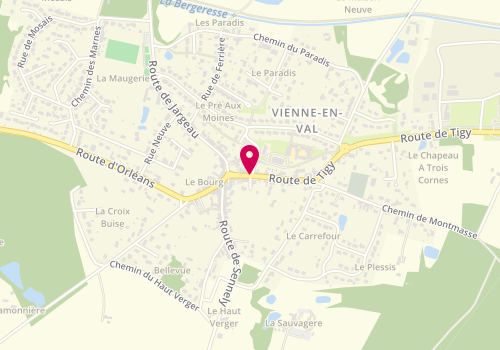 Plan de DREFFIER Elodie, 10 Route de Tigy, 45510 Vienne-en-Val