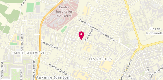 Plan de IDRISSI Radouan, 21 Rue de la Tour d'Auvergne, 89000 Auxerre
