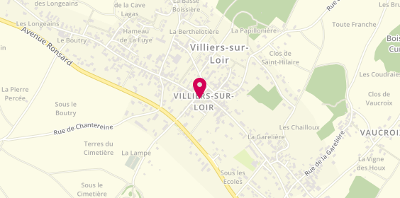 Plan de BOURGET Adeline, 3 Place Fortier, 41100 Villiers-sur-Loir