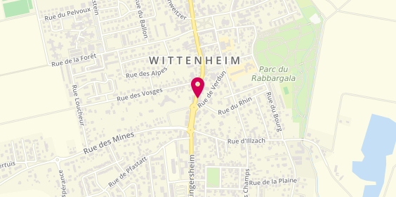 Plan de BLECH-HAGENBACH Catherine, 33 Rue de Kingersheim, 68270 Wittenheim