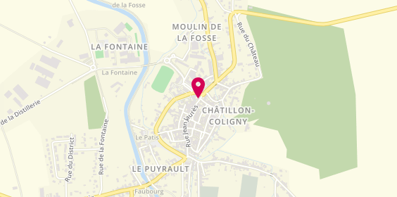 Plan de CLINDOUX Ingrid, 14 Rue Jean Jaurès, 45230 Châtillon-Coligny