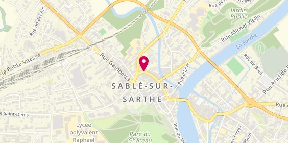 Plan de BOSSUET Mirella, 25 Rue Carnot, 72300 Sablé-sur-Sarthe